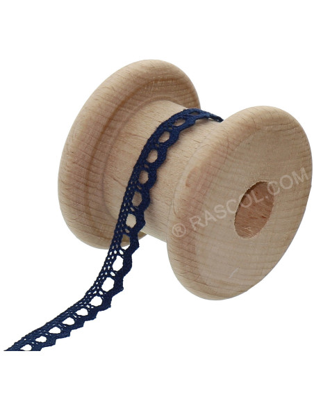 Renda de algodão Basic - Azul marinho