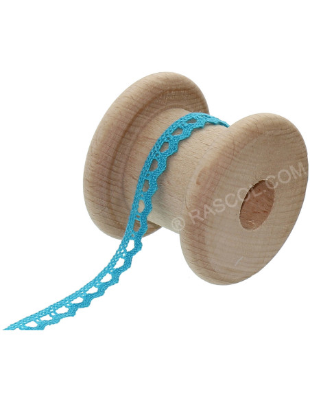 Renda de algodão Basic - Azul turquesa