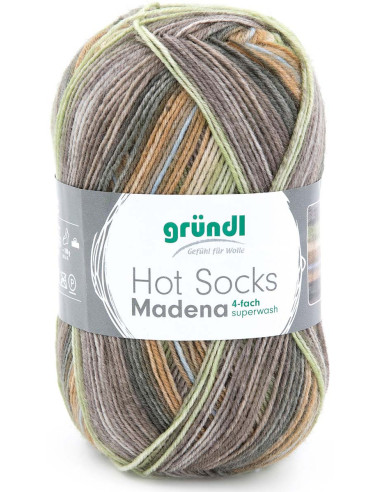 Lã para meias Hot Socks Madena Gründl