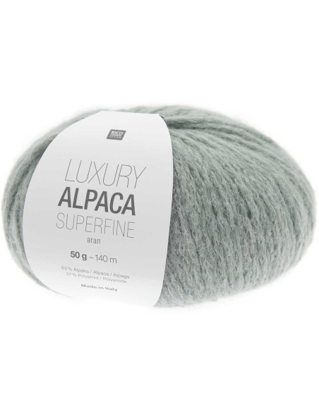 Lã Luxury Alpaca Superfine Aran Rico Design