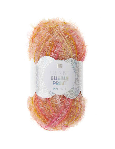 Fil à crocheter Creative Bubble Print chiné