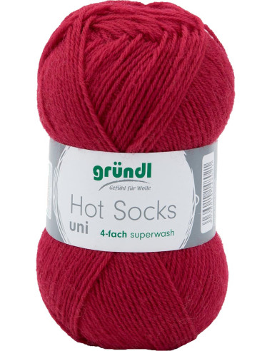 Lã para meias Hot Socks uni 50 Gründl
