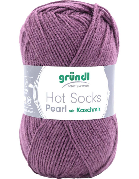 Fio para meias Hot Socks Pearl uni Gründl