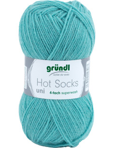 Lã para meias Hot Socks uni 50 Gründl 2