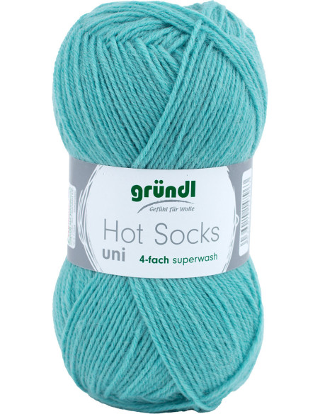 Lã para meias Hot Socks uni 50 Gründl