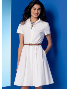 Molde de vestidos e cinto - McCall's 7351
