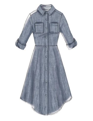 Molde de vestidos e cinto - McCall's 7351