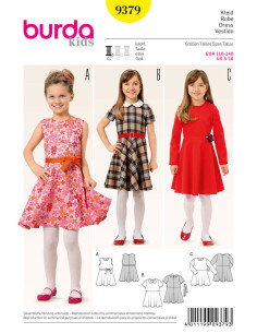 Molde de vestido - Burda 9379