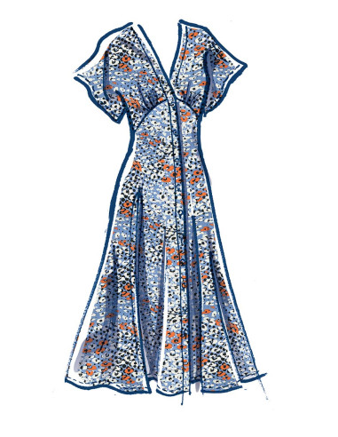 Molde de vestido - McCall's 8104