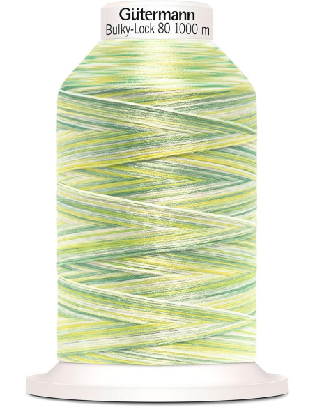 Cone de linha de espuma Gütermann Bulky-Lock Multicolour 1000 m