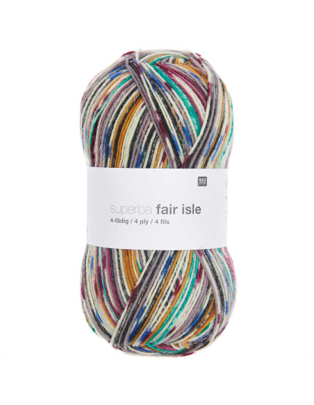 Laine Superba Fair Isle 4 fils Rico Design