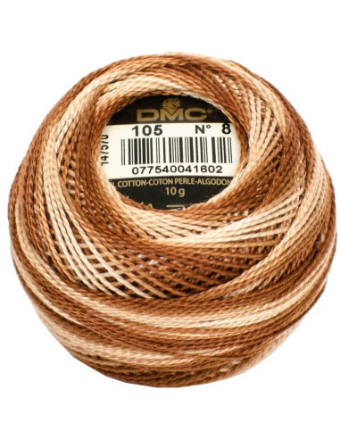 Novelo de algodão perlé DMC n° 8