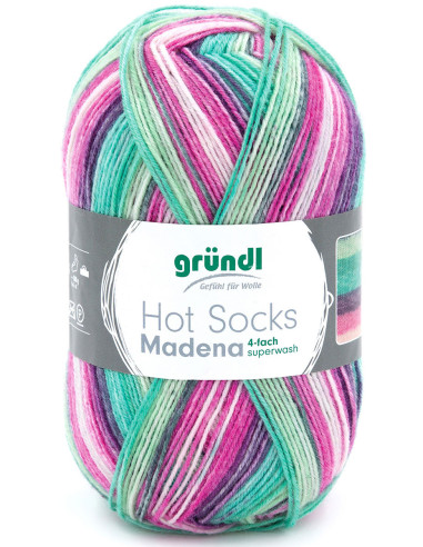 Lã para meias Hot Socks Madena Gründl