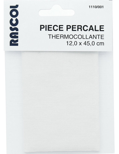 Percal termocolante para reparação - Branco