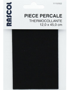 Entretela termocolante para reparação - Preto