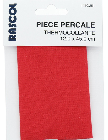 Percal termocolante para reparação - Vermelho vermelhão
