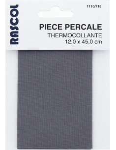 Percal termocolante para reparação - Cinza ardósia