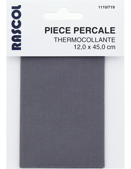 Percal termocolante para reparação - Cinza ardósia