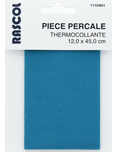Entretela termocolante para reparação - Azul turquesa
