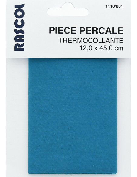Entretela termocolante para reparação - Azul turquesa