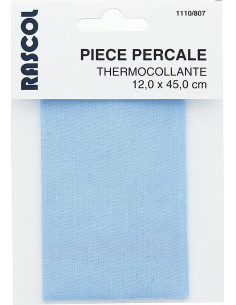 Entretela termocolante para reparação - Azul claro