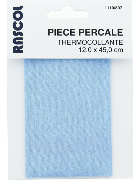 Entretela termocolante para reparação - Azul claro