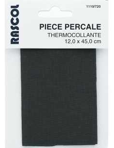 Percal termocolante para reparação - Cinza antracite
