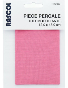 Percal termocolante para reparação - Rosa