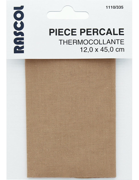 Percal termocolante para reparação - Bege escuro