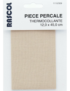 Percal termocolante para reparação - Bege claro