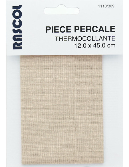Percal termocolante para reparação - Bege claro