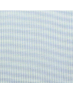 Tecido Vichy xadrez pequeno - Azul claro 2