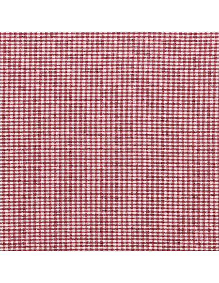 Tecido Vichy xadrez pequeno - Vermelho
