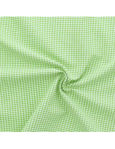 Tecido Vichy xadrez pequeno - Verde anis