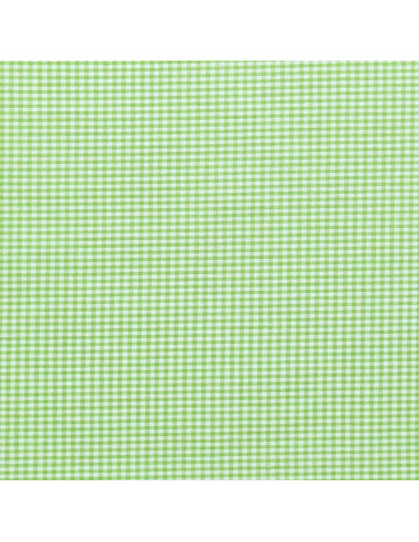 Tecido Vichy xadrez pequeno - Verde anis