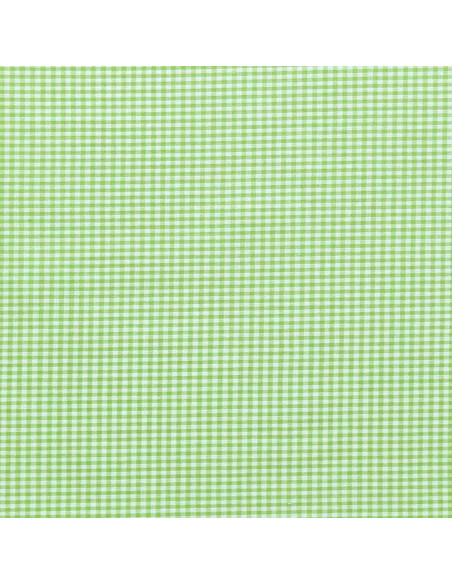 Tecido Vichy xadrez pequeno - Verde anis