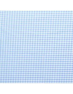 Tecido Vichy grandes quadrados - Azul claro 2