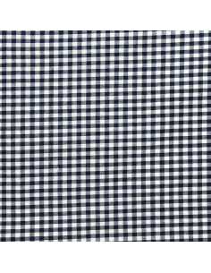 Tecido Vichy grandes quadrados - Azul marinho 2