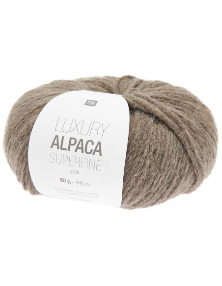 Lã Luxury Alpaca Superfine Aran Rico Design