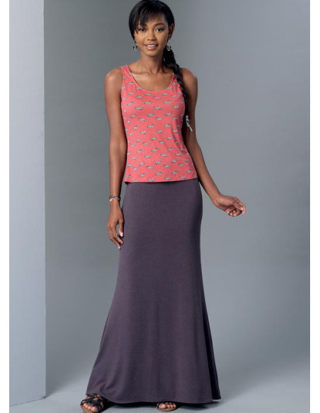 Molde de blusas, vestidos e saias - McCall's 7386