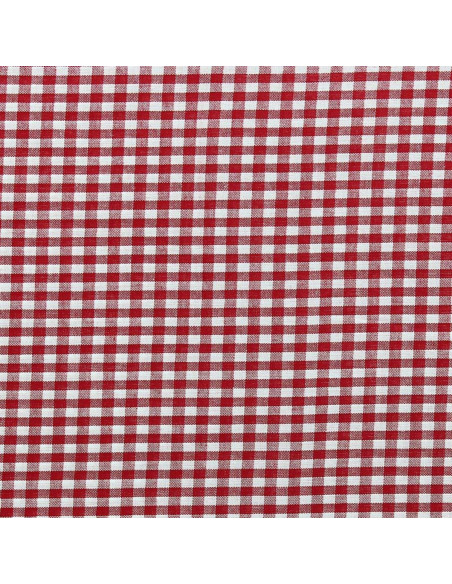 Tecido Vichy grandes quadrados - Vermelho