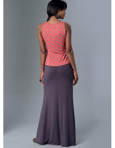 Molde de blusas, vestidos e saias - McCall's 7386