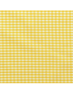 Tecido Vichy grandes quadrados - Amarelo 2