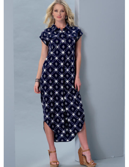 Padrão de blusa, túnica, vestidos e cinto - McCall's 7387