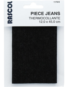 Entretela termocolante para reparação - Jeans preto