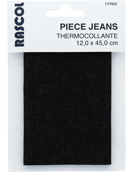 Entretela termocolante para reparação - Jeans preto