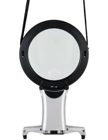 Lupa de pescoço com iluminação LED e base Daylight