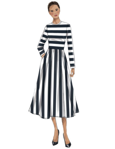 Molde de vestido - Vogue 9197
