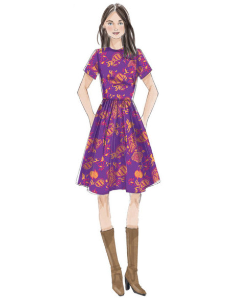 Molde de vestido - Vogue 9197