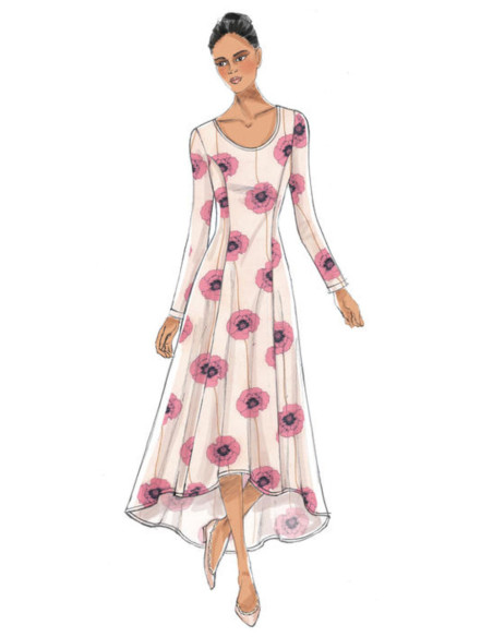 Molde de vestido - Vogue 9199
